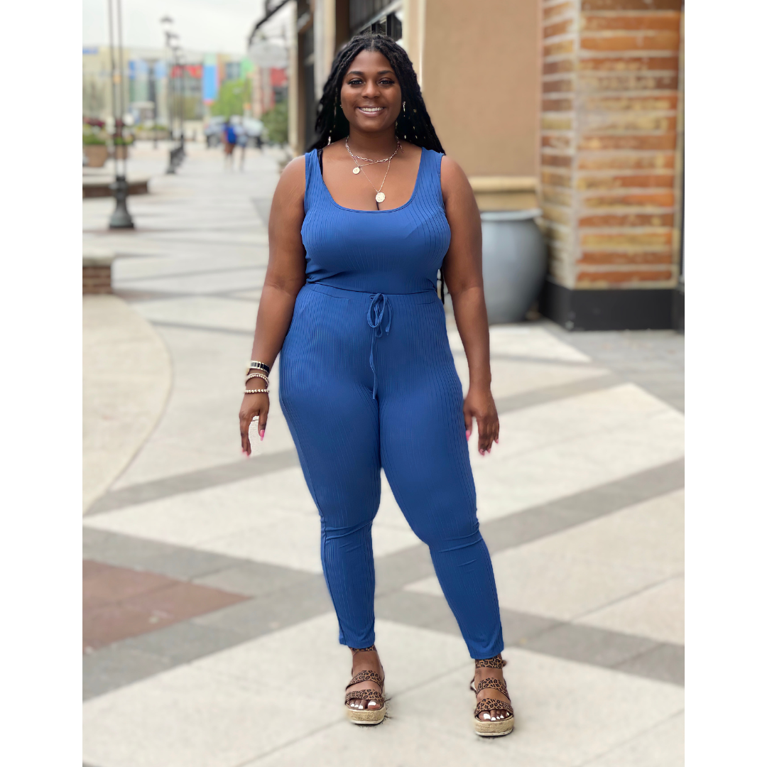 Hazy Blue Jumpsuit